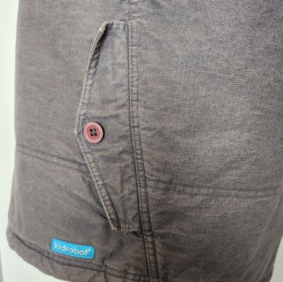 Vintage Distressed Denim Utility Vest - Picture 9 of 15